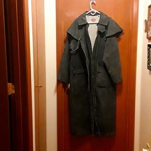Full length denim Duster
